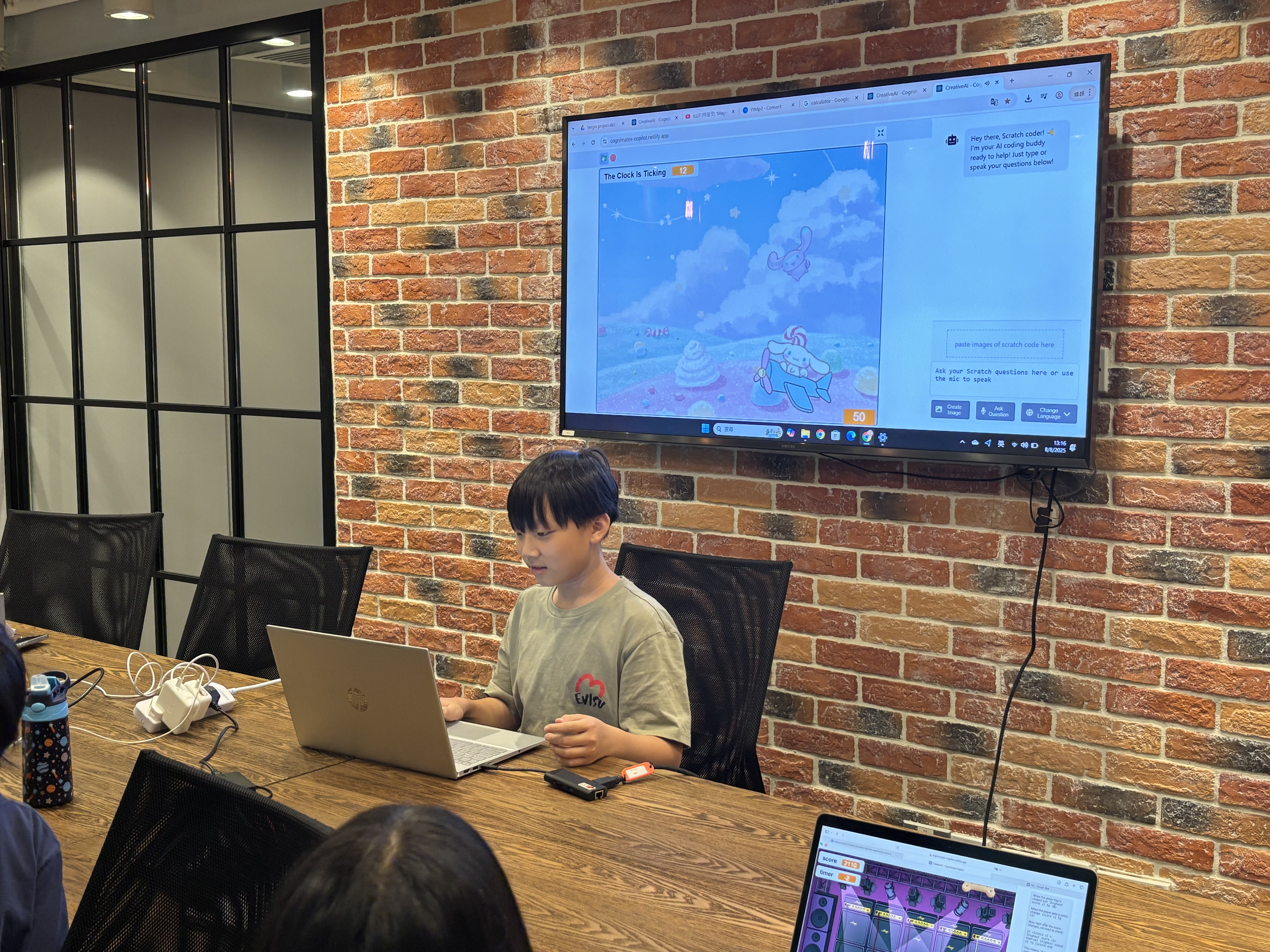 Students learning AI 4