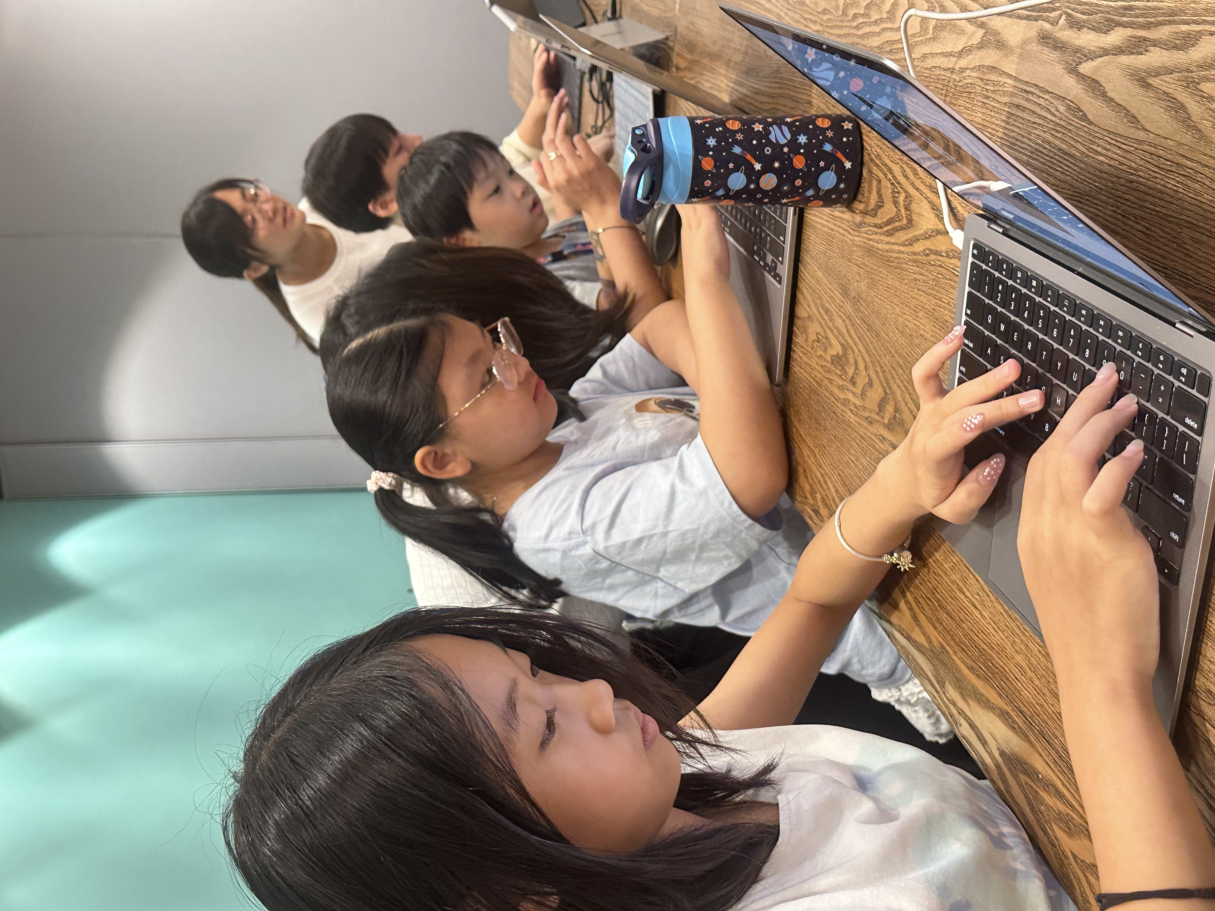 Students learning AI 6