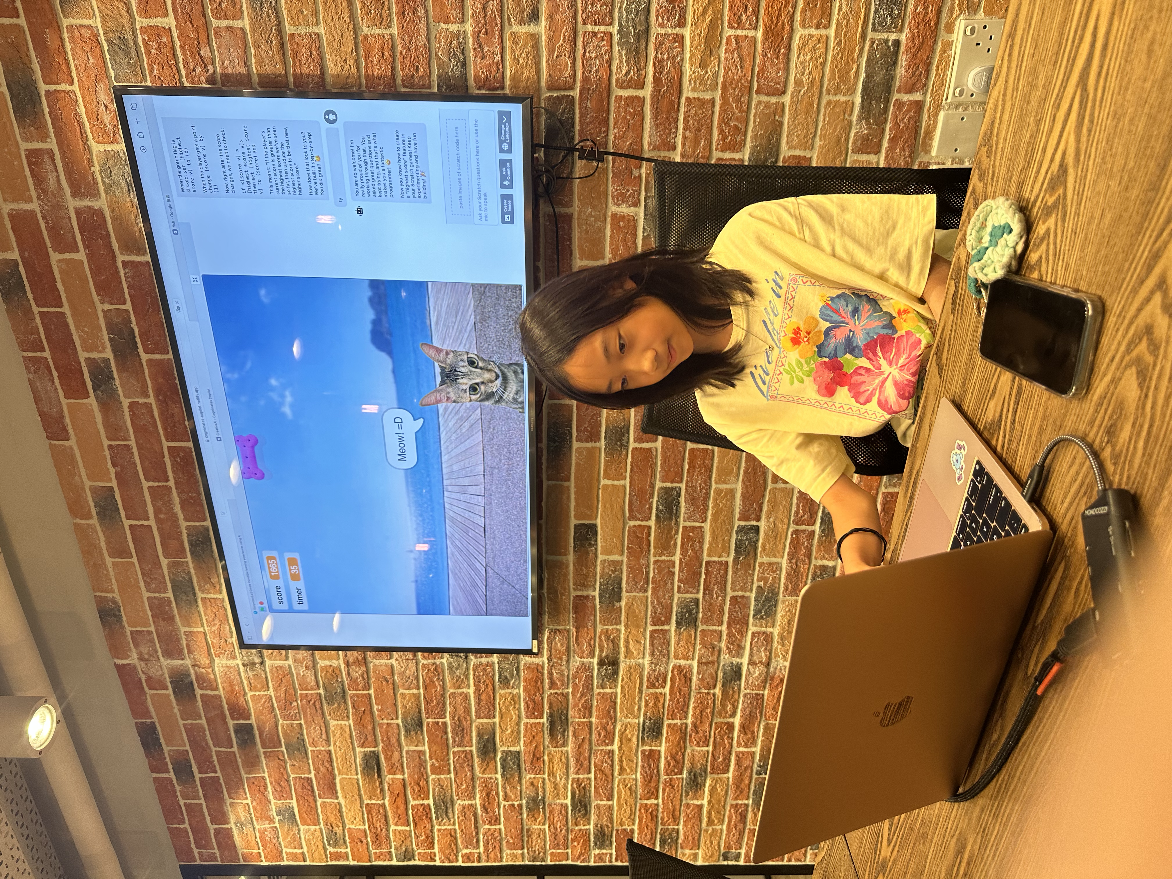 Students learning AI 7