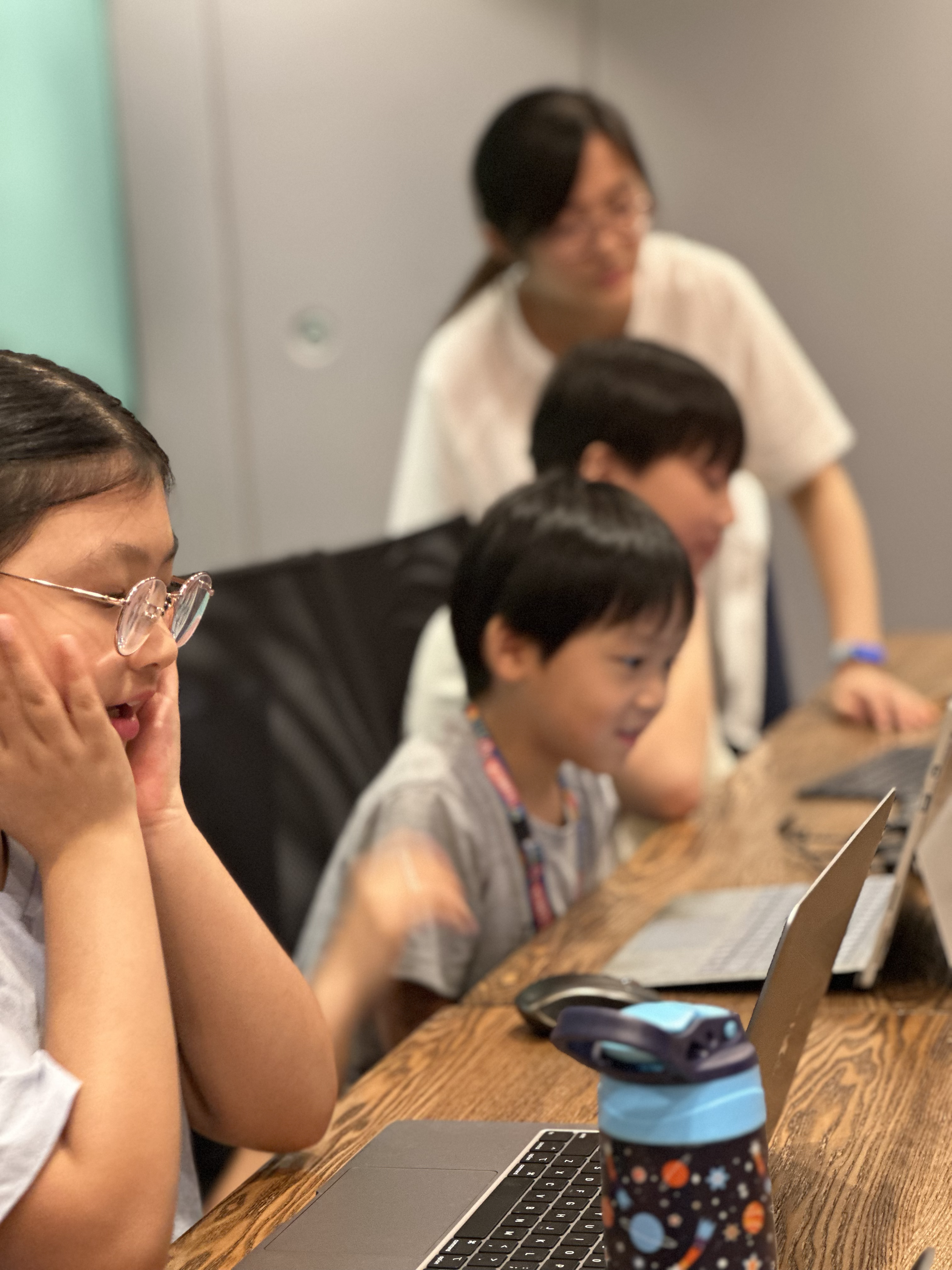 Students learning AI 9